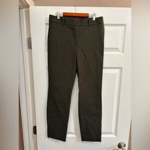 White House black market olive women's trouser pants size 4 NWOT